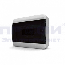 Щит навесн.12 мод,серия.В,IP40,дверь прозр.,черн.Текфор BNK 40-12-1