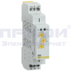 Реле времени ORT многофункциональное 1 конт. 12-240 В AC/DC IEK (ORT-M1-ACDC12-240V)