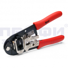 Кримпер JT-01A (КВТ) со сменными модулями для обжима RJ-45, RJ-12, RJ-11