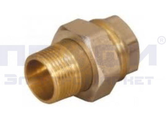 Комплект муфт с накидной гайкой 3/4"вн х 1/2"н (для Ду 15) (2шт)