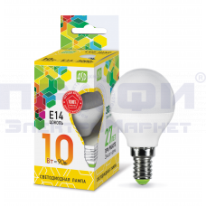 Лампа светодиодная LED-ШАР-standard 10Вт 230В Е14 3000К 900Лм ASD