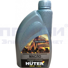 Масло Huter моторное 10W-40 полусинтетическое для четырёхтактных двигателей, 1л. 73/8/1/1