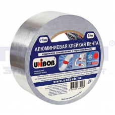 Алюминиевая клейкая лента UNIBOB 50мм*40м 37282