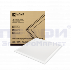 Панель светодиодная LP-02-SLIM 36Вт 230В 4000К 3600Лм без ЭПРА IP40 IN HOME