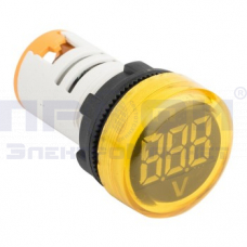 Индикатор значения напряжения ED16-22VD желтый EKF PROxima (ed16-22vd-y)