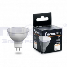 Лампа светодиодная 8Вт 230В G5.3 2700K MR16 LB-1608 Feron
